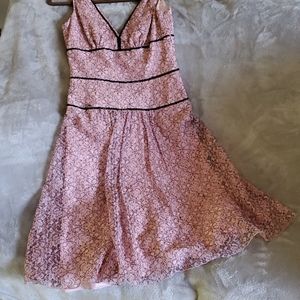 Pink lace dress
